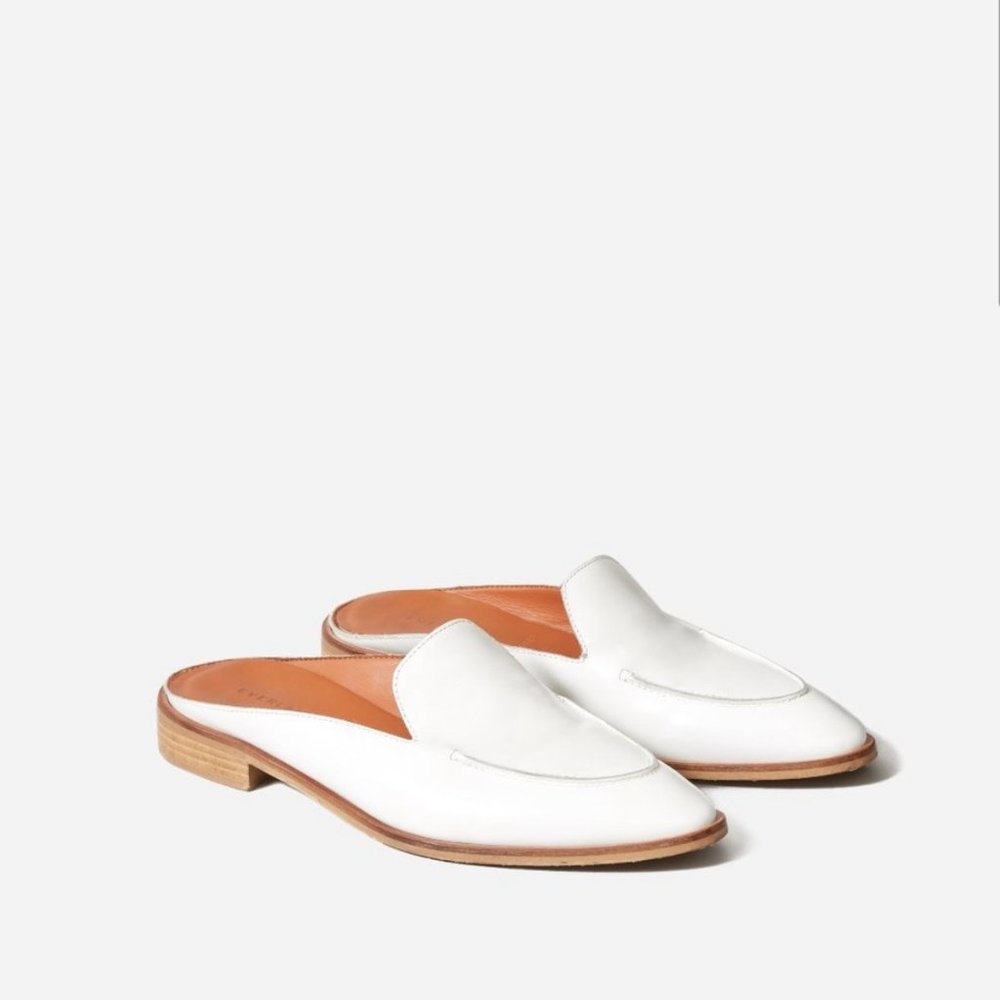 EVERLANE Italian Leather Loafer Mule 8.5